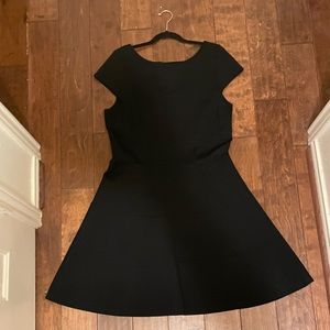 Banana Republic Black Fit and Flare Dress 16